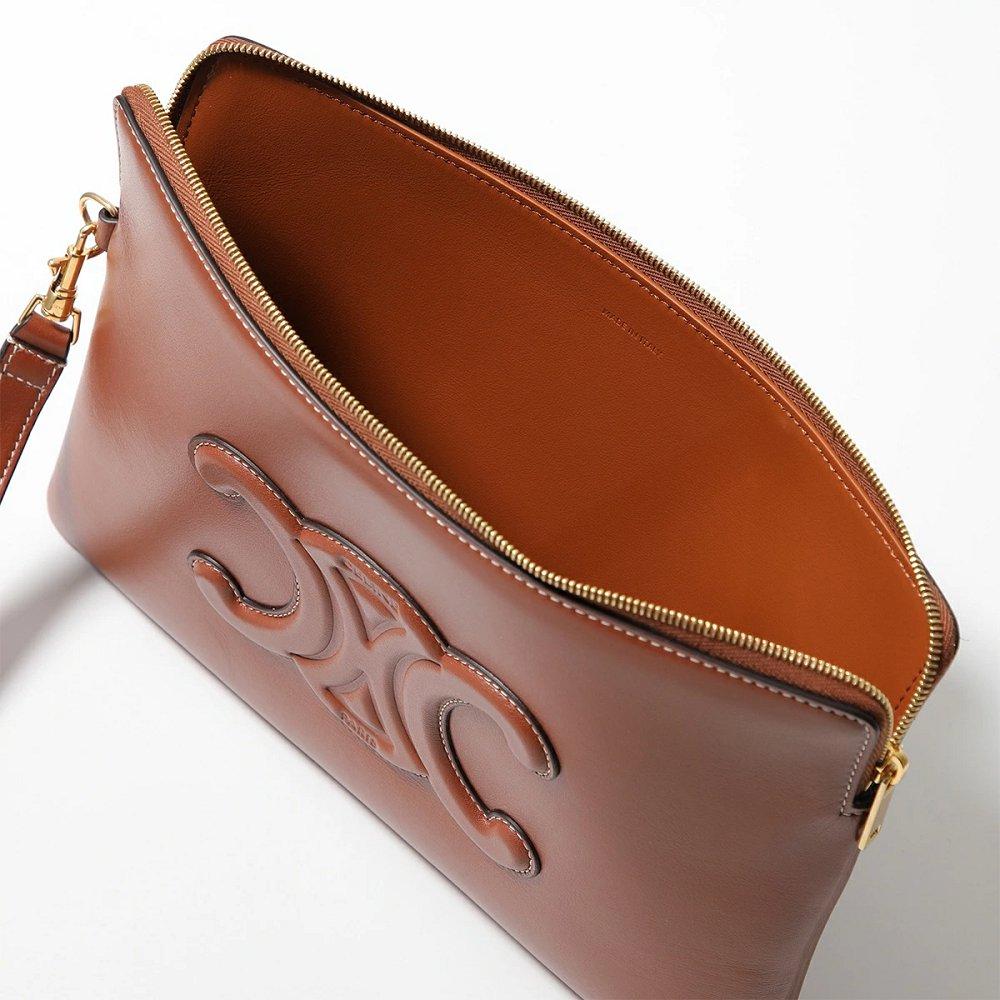 セリーヌ クラッチバッグ SMALL POUCH WITH STRAP レディース 10J983DR8.04LU
