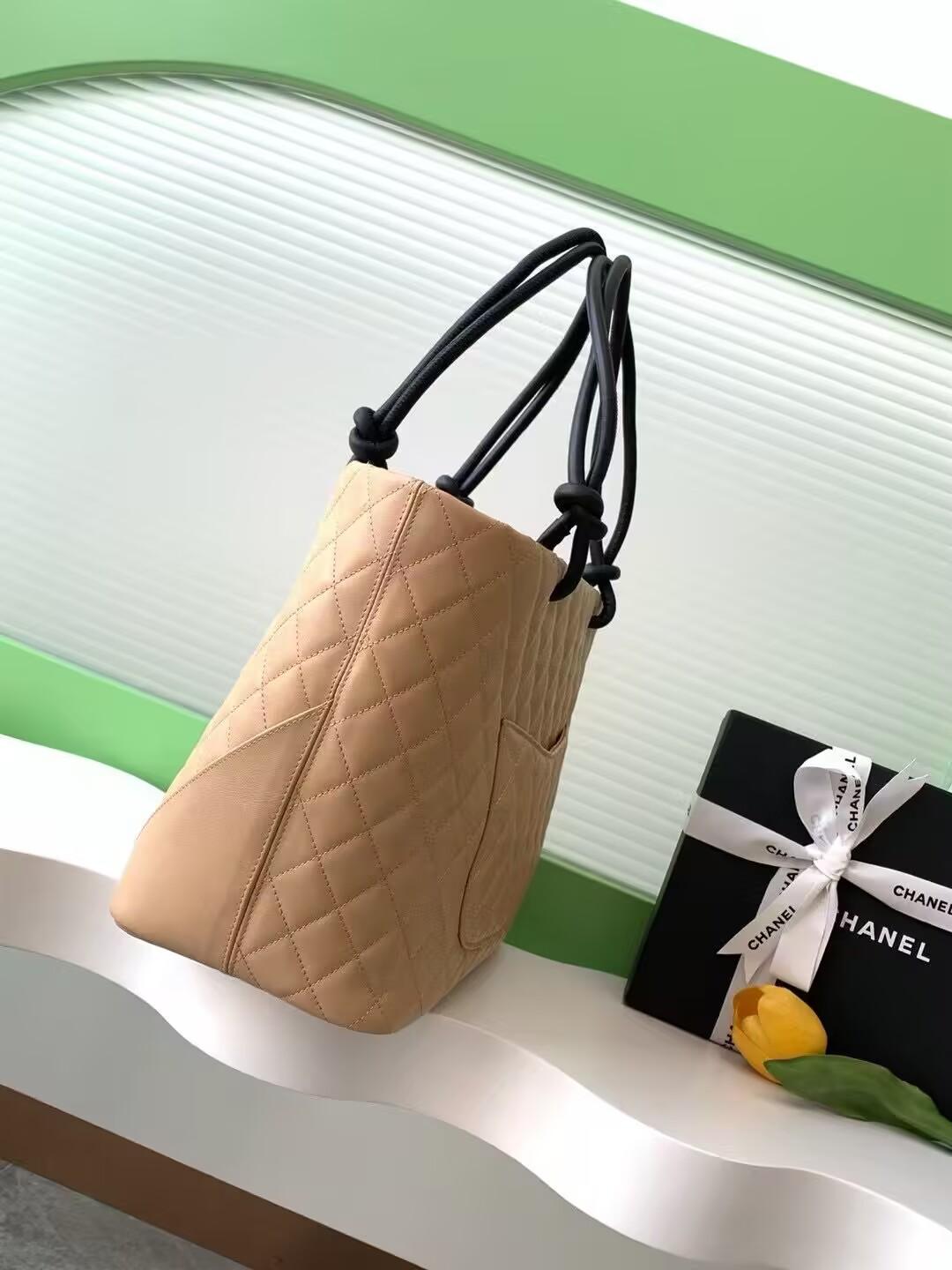 シャネル カンボンライン ラージ トートバッグ レディース A25169