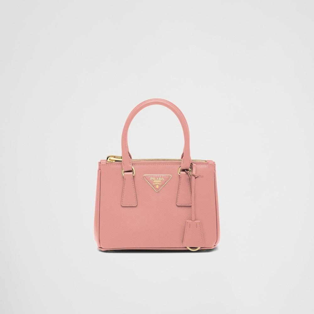 PRADA ガレリア サフィアーノレザー ミニバッグ ハンドバッグ 1BA906 1BA896