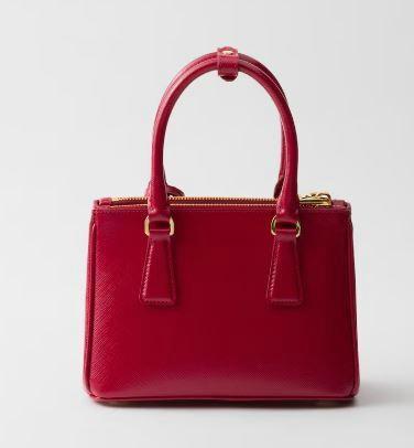 PRADA ガレリア サフィアーノレザー ミニバッグ ハンドバッグ 1BA906 1BA896