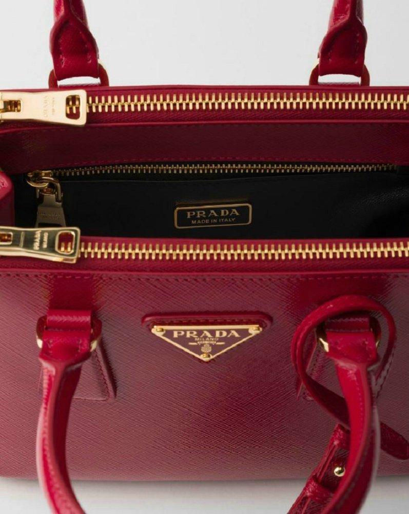PRADA ガレリア サフィアーノレザー ミニバッグ ハンドバッグ 1BA906 1BA896