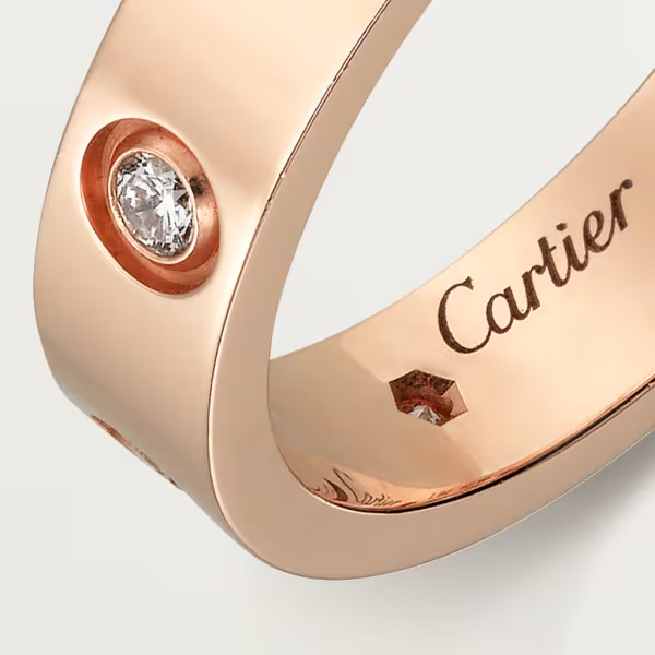 カルティエ Love ウェディング リング ダイヤモンド8個 ピンクゴールド ダイヤモンド B4050800