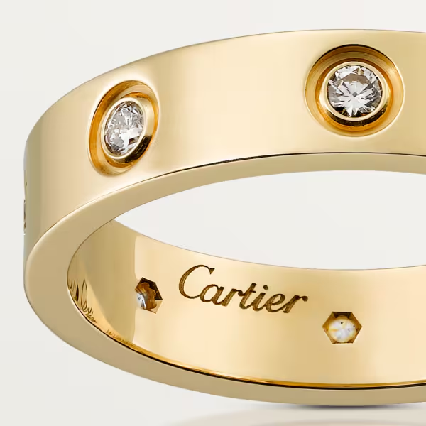カルティエ Love ウェディング リング ダイヤモンド8個 イエローゴールド ダイヤモンド B4056200