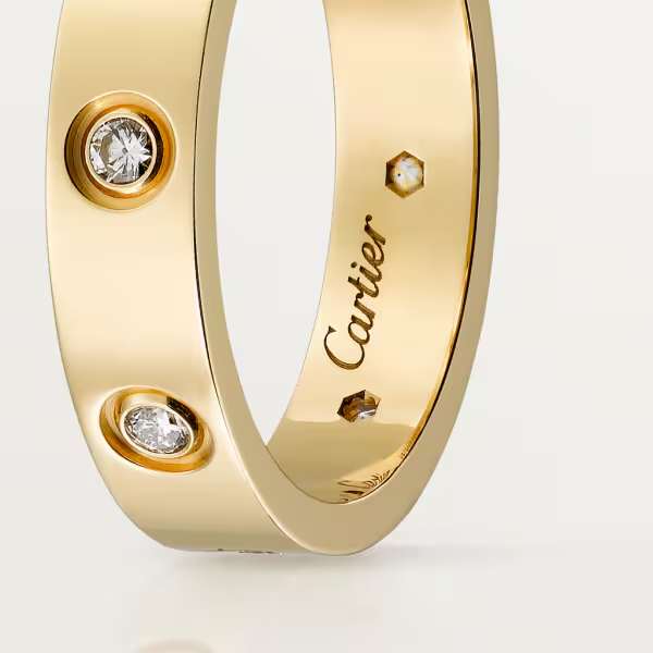 カルティエ Love ウェディング リング ダイヤモンド8個 イエローゴールド ダイヤモンド B4056200