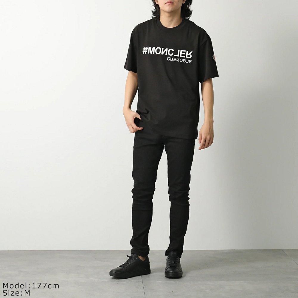 モンクレール グルノーブル 半袖 Tシャツ メンズ ロゴ コットン クルーネック 8C00009 83927 999