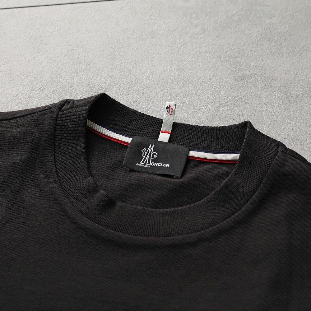 モンクレール グルノーブル 半袖 Tシャツ メンズ ロゴ コットン クルーネック 8C00009 83927 999