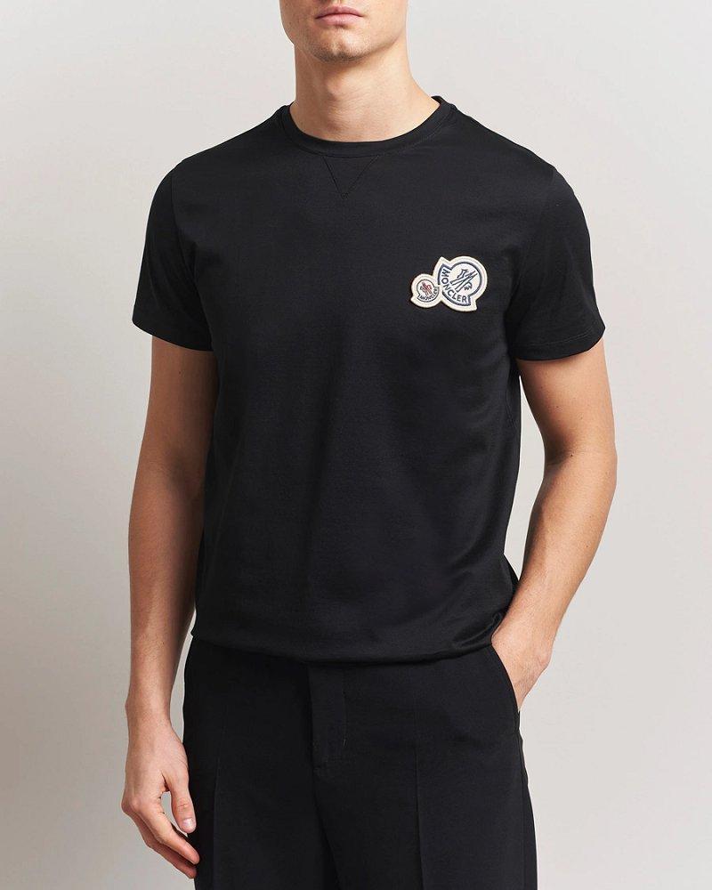 モンクレール 8C00076 8390Y クルーネックメンズ 半袖 Tシャツ カットソー アイコンパッチ コットン