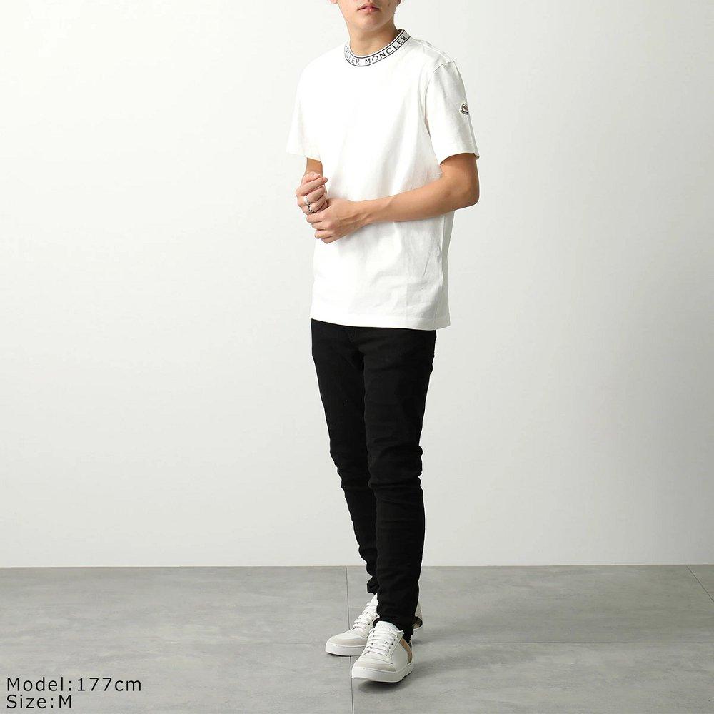 モンクレール 半袖 Tシャツ メンズ コットン レタリングロゴ クルーネック 8C00027 8390T