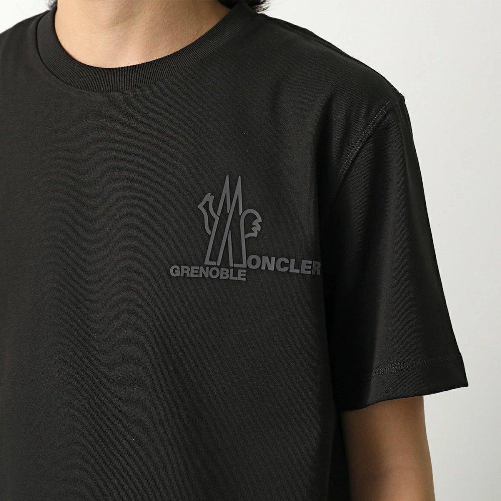 モンクレール後払い グルノーブル 半袖 Tシャツ メンズ ロゴ クルーネック コットン 8C00010 83927