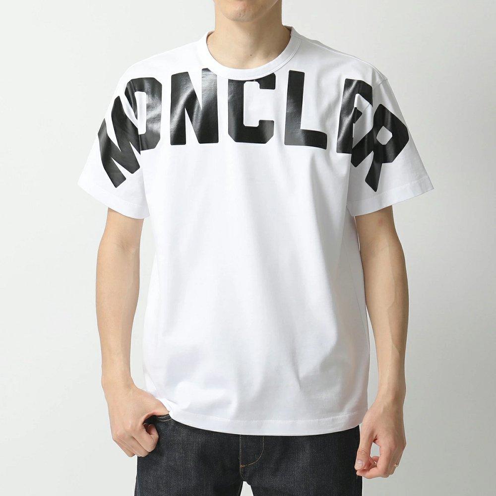 モンクレール ロゴT 半袖 Tシャツ カットソー クルーネック メンズ 8C70410 8390T