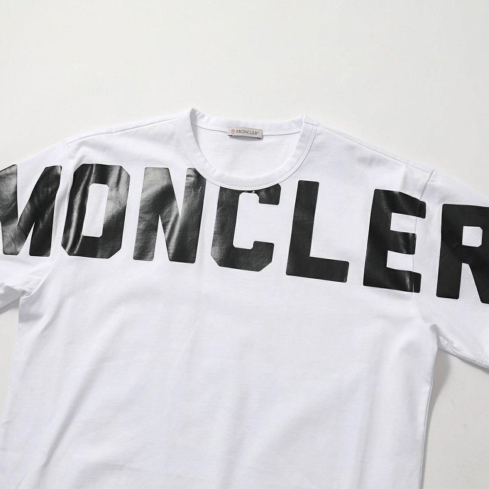 モンクレール ロゴT 半袖 Tシャツ カットソー クルーネック メンズ 8C70410 8390T