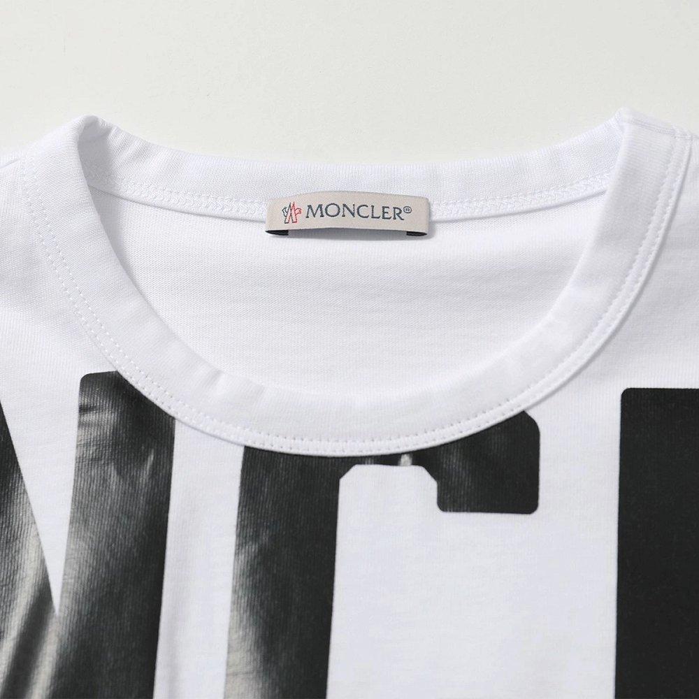 モンクレール ロゴT 半袖 Tシャツ カットソー クルーネック メンズ 8C70410 8390T