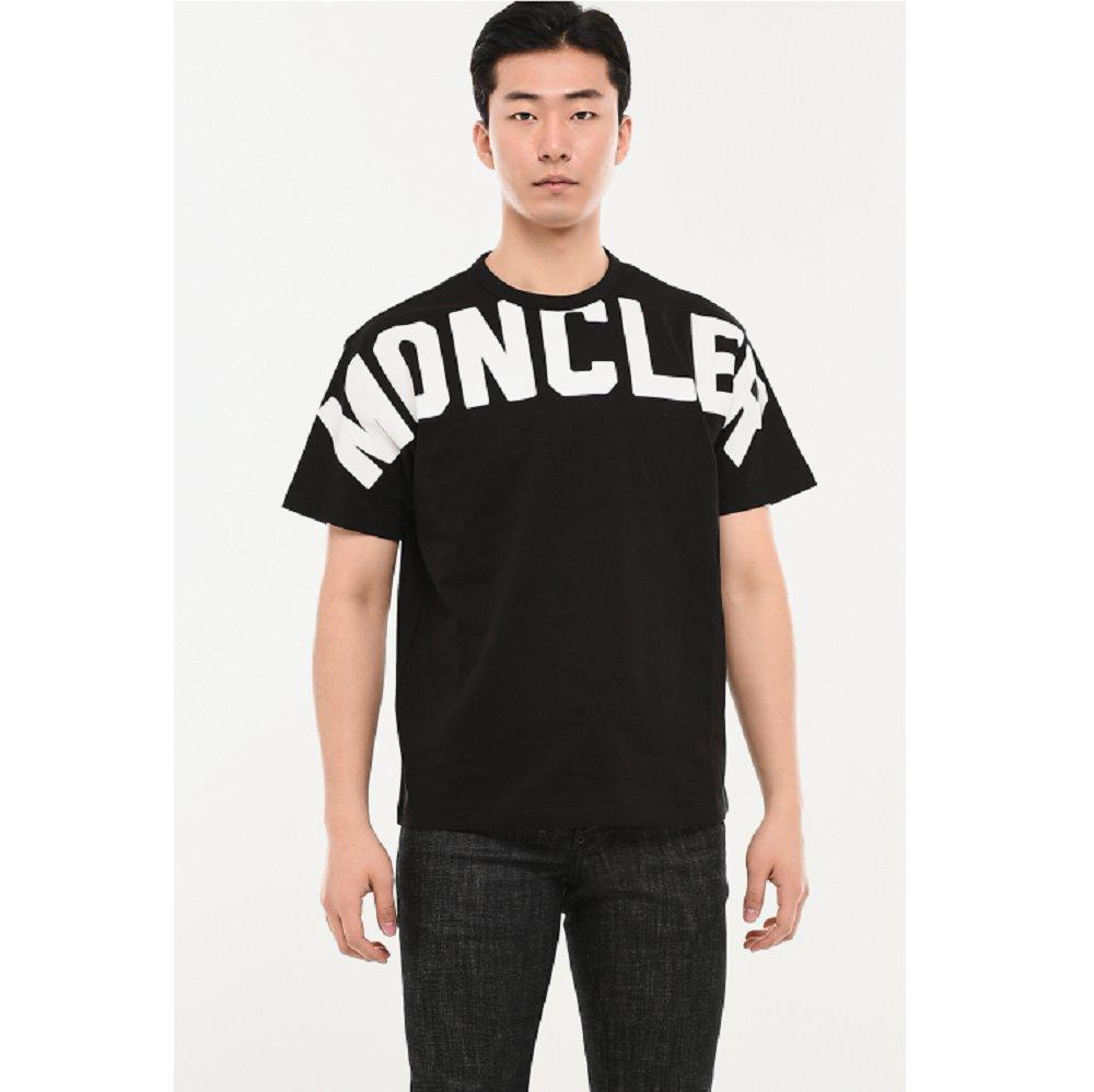 モンクレール ロゴT 半袖 Tシャツ カットソー クルーネック メンズ 8C70410 8390T
