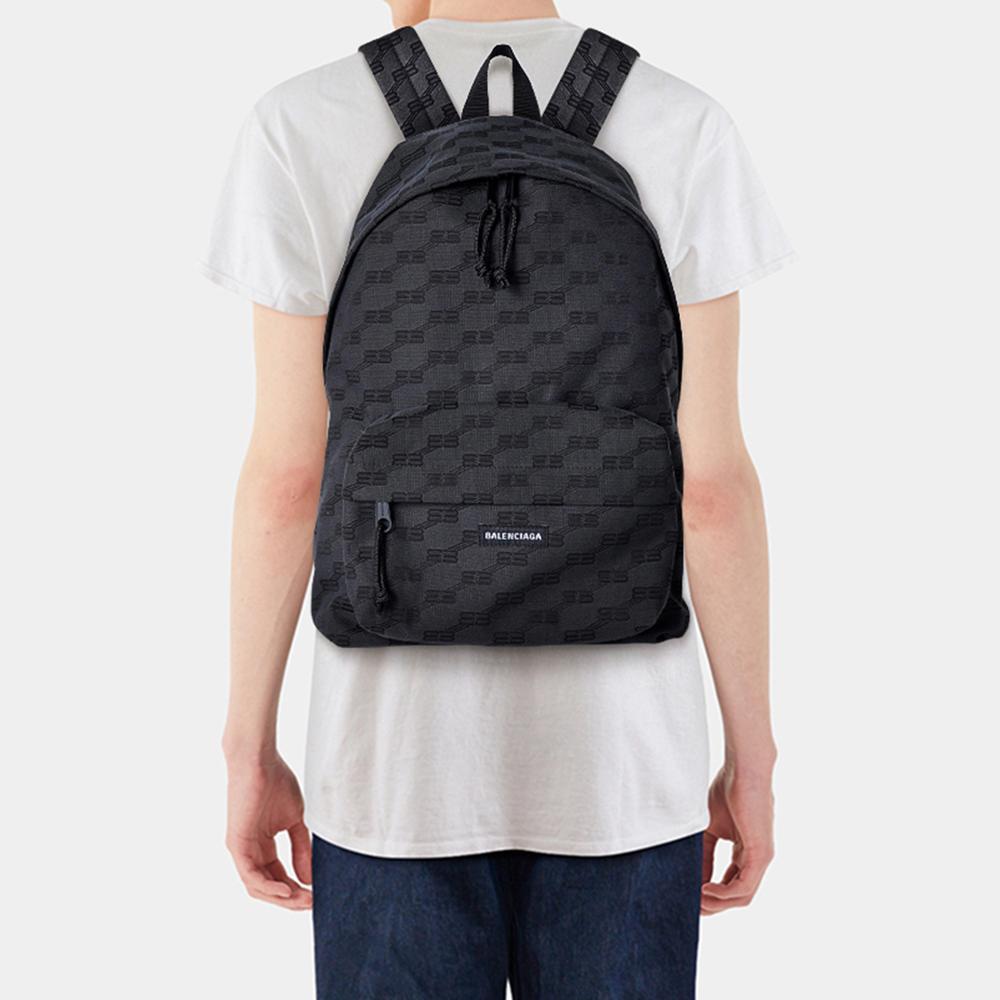 バレンシアガ バックパック BB MONOGRAM ジャカードキャンバス 713044210HH
