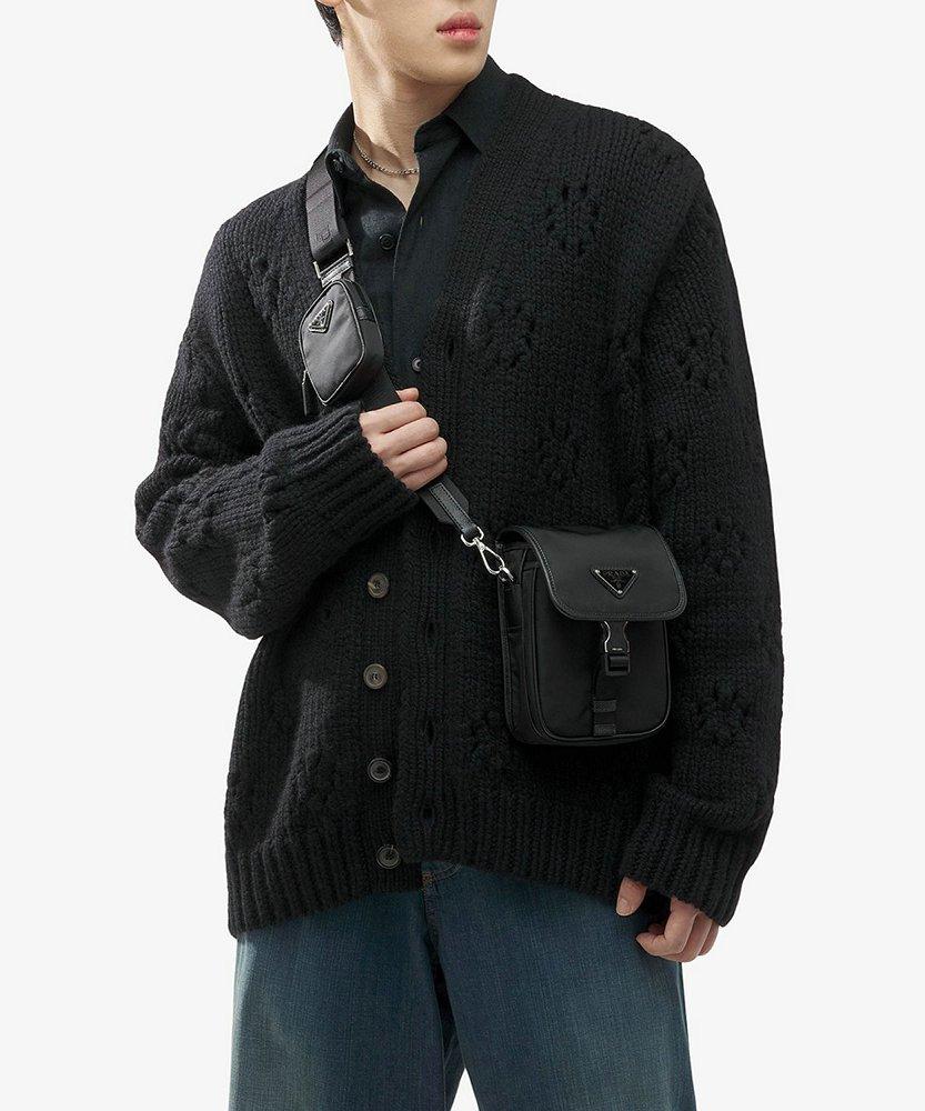 プラダ Re-Nylon xサフィアーノレザー ショルダーバッグ 2VD043_2DMH_F0002_V_XOP