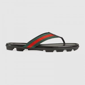 グッチ代引き ウェブ＆レザー トング サンダル 429362 H91A0 8480