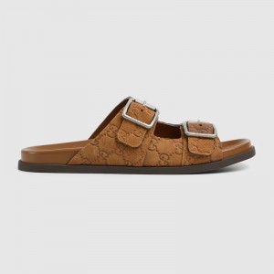 グッチ バックル付き メンズ スライドサンダル 840255 AADUO 2835