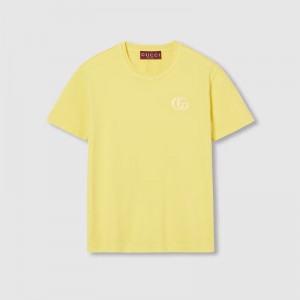 グッチ代引き エンブロイダリー コットンジャージー Tシャツ 798764 XJG6U 7613