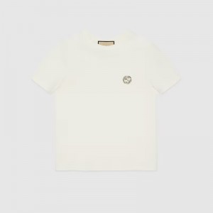 グッチ インターロッキングG コットンジャージー Tシャツ 748287 XJGDK 9088