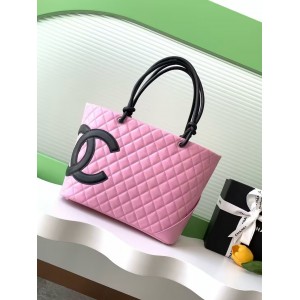 シャネル カンボンライン ラージ トートバッグ レディース A25169