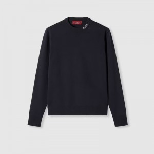 グッチ インターシャ シルクコットン ニット セーター 828711 XKD2A 4137