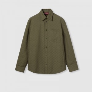グッチ後払い GGキャンバス シャツ ‎838551 ZAF4S 3065