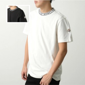 モンクレール 半袖 Tシャツ メンズ コットン レタリングロゴ クルーネック 8C00027 8390T