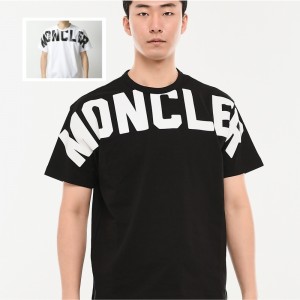 モンクレール ロゴT 半袖 Tシャツ カットソー クルーネック メンズ 8C70410 8390T
