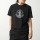 モンクレール マットブラック 半袖 Tシャツ メンズ コットン ロゴ クルーネック 8C00028 89A17