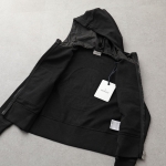 モンクレール パーカー MAGLIA レディース スウェット ジップアップ フーディー アイコンパッチ ショート丈 8G73100 V8144 999