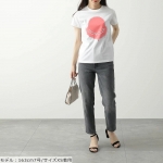 モンクレール代引き Tシャツ レディース 半袖 クルーネック カットソー ロゴ刺繍 アイコン ロゴT コットン 8C00014 829HP