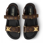 ルイヴィトン LV サンセット フラット サンダル 1ACL9C