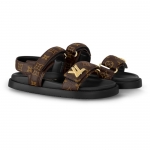 ルイヴィトン LV サンセット フラット サンダル 1ACL9C