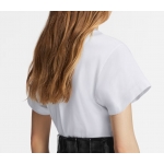 ルイヴィトン サイドストラップ  Tシャツ 白 黒 シンプル 1A4PF6/1A4PFC