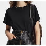 ルイヴィトン サイドストラップ  Tシャツ 白 黒 シンプル 1A4PF6/1A4PFC