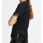 ルイヴィトン サイドストラップ  Tシャツ 白 黒 シンプル 1A4PF6/1A4PFC