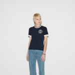 GUCCI エンブロイダリー コットンジャージー Tシャツ 756596 XJFV8 4930