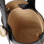 ロエベ PEBBLE BUCKET MINI バケットバッグ 3WAY ショルダーバッグ ベージュ レディース aanbbbmx08 2165