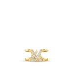 ルイ・ヴィトン リング LV ヴォルト ワン イエローゴールド×ダイヤモンド Q9Q35A