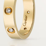 カルティエ Love ウェディング リング ダイヤモンド8個 イエローゴールド ダイヤモンド B4056200
