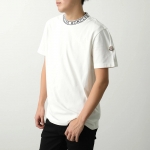 モンクレール 半袖 Tシャツ メンズ コットン レタリングロゴ クルーネック 8C00027 8390T
