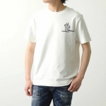 モンクレール後払い グルノーブル 半袖 Tシャツ メンズ ロゴ クルーネック コットン 8C00010 83927