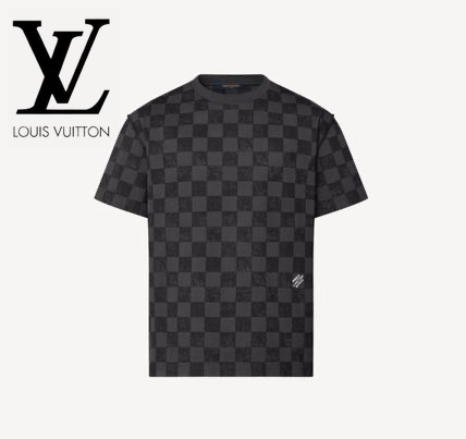 ルイヴィトン ダミエ Tシャツ 半袖 黒 デニム パンツ 1A99VQD