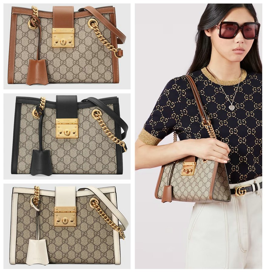 グッチ パドロック スモール ショルダーバッグ 498156 KHNKG