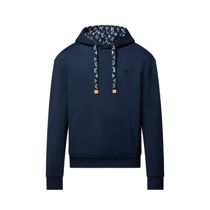 Louis Vuitton メンズ. コットンフーディ ネイビー LV SKI 1AGJZV