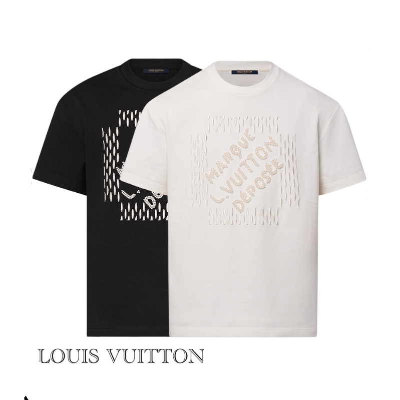 ルイヴィトン LV エンブロイダードシグネチャー Tシャツ 1AFV76 1AFJFG