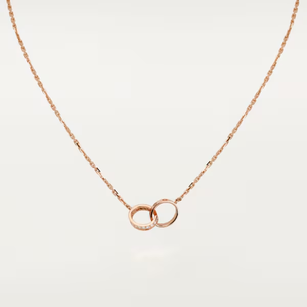 カルティエ激安 Love ネックレス ダイヤモンド ピンクゴールド ダイヤモンド B7013900
