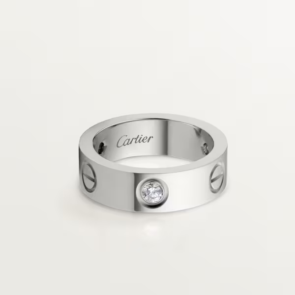 カルティエ Love リング ダイヤモンド3個 ホワイトゴールド ダイヤモンド B4032500
