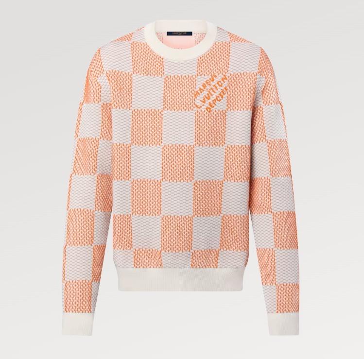 LouisVuitton ダミエ コットンプルオーバー オレンジ 1AFIWP