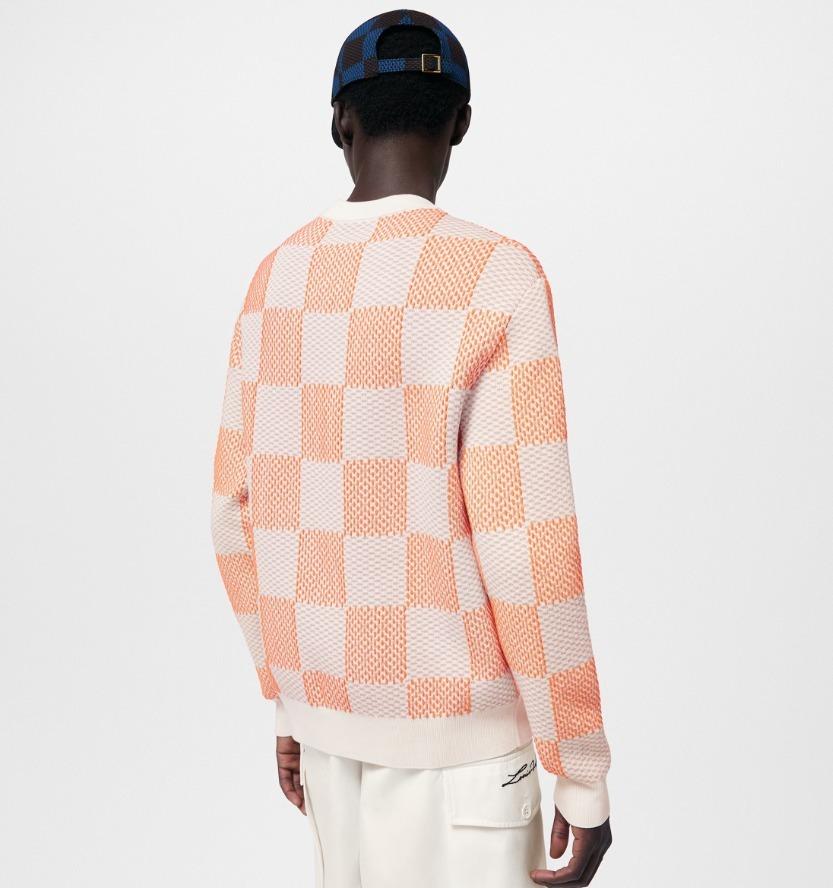 LouisVuitton ダミエ コットンプルオーバー オレンジ 1AFIWP